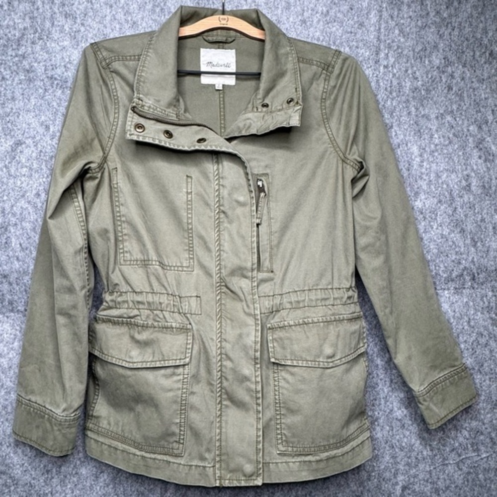Madewell Passage Jacket in Desert Olive-‎ Sz M